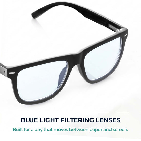 Unbreakable TR-90 Blue Light Blocking Reading Glasses for Men | R-728P