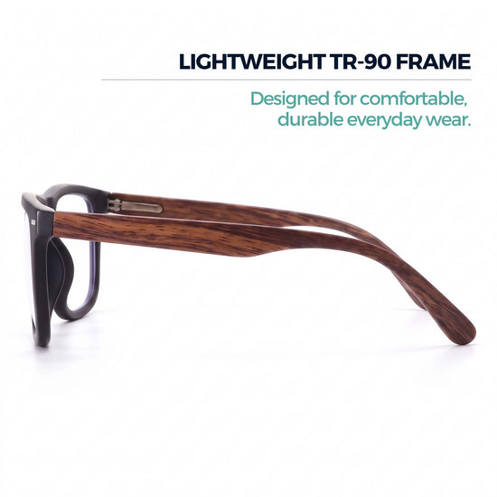 Unbreakable TR-90 Blue Light Blocking Reading Glasses for Men | R-728P