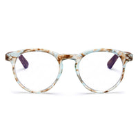 Large Round Blue Light Reading Glasses for Men & Women | R-729P