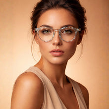 Premium TR-90 Large Round Anti Blue-Light Reading Glasses Men & Women | R-729P