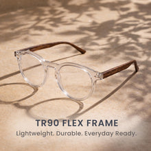 Premium TR-90 Large Round Anti Blue-Light Reading Glasses Men & Women | R-729P
