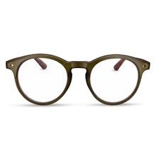 Large Round Blue Light Reading Glasses for Men & Women | R-729P