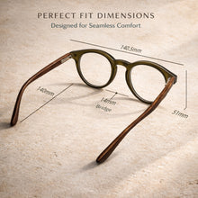 Premium TR-90 Large Round Anti Blue-Light Reading Glasses Men & Women | R-729P