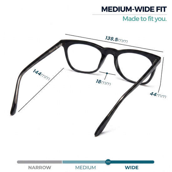Clear Frame Blue Light Reading Glasses for Men & Women | R-771P