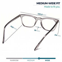 Clear Frame Blue Light Reading Glasses for Men & Women | R-771P