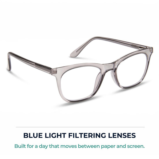 Clear Frame Blue Light Reading Glasses for Men & Women | R-771P