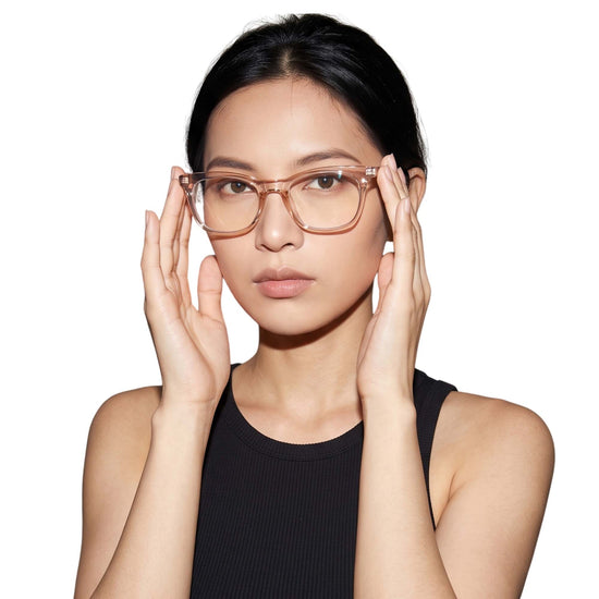 Clear Frame Blue Light Reading Glasses for Men & Women | R-771P