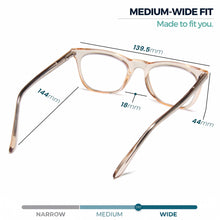 Clear Frame Blue Light Reading Glasses for Men & Women | R-771P