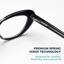Retro Oval Cat Eye Reading Glasses for Women | R-803