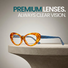 Retro Oval Cat Eye Reading Glasses for Women | R-803