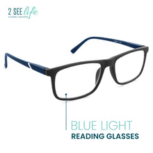 Premium TR-90 Blue Light Blocking Reading Glasses for Men | R-808P