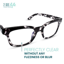 Large Tortoiseshell Blue Light Reading Glasses | R-856P