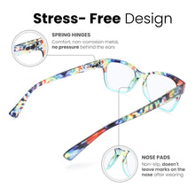 Colorful Blue Light Reading Glasses for Women | R-886P