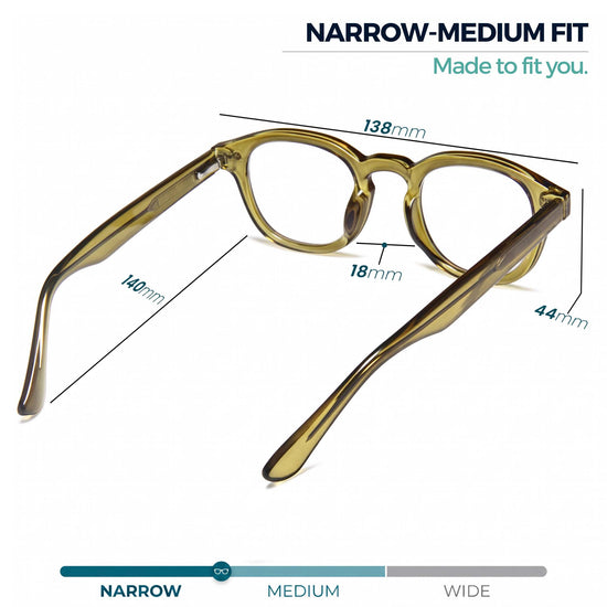 Retro Reading Glasses for Men & Women | R-895P