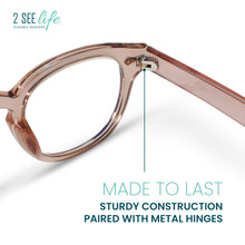 Retro Blue Light Reading Glasses For Women | R-895P
