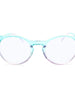 Oversized Round Blue Light Reading Glasses for Women | R-899P