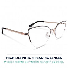 Metal Cat Eye Reading Glasses for Women | R-914