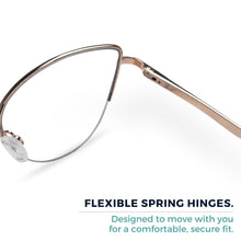 Black metal cat eye reading glasses for women – product photo 7 | R-914