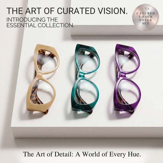 3-Pack Oversized Cat Eye Reading Glasses for Women | M-867