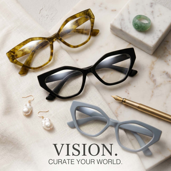 3-Pack Funky Cat Eye Reading Glasses for Women | M-805