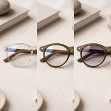 3-Pack Large Round Blue Light Reading Glasses | M-729P