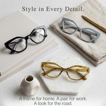 3-Pack Premium TR-90 Funky Cat Eye Reading Glasses for Women | M-805