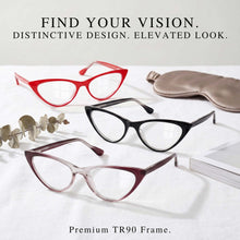 3-Pack Colorful Cat Eye Reading Glasses for Women | M-806