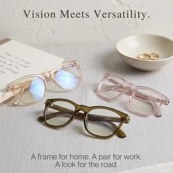 3-Pack Clear Frame Blue Light Reading Glasses | M-771P
