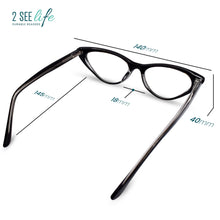3-Pack Colorful Cat Eye Reading Glasses for Women | M-806