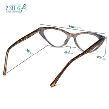 3-Pack Funky Cat Eye Reading Glasses for Women | M-806