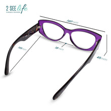 3-Pack Vogue Oversized Cat Eye Reading Glasses for Women | M-867
