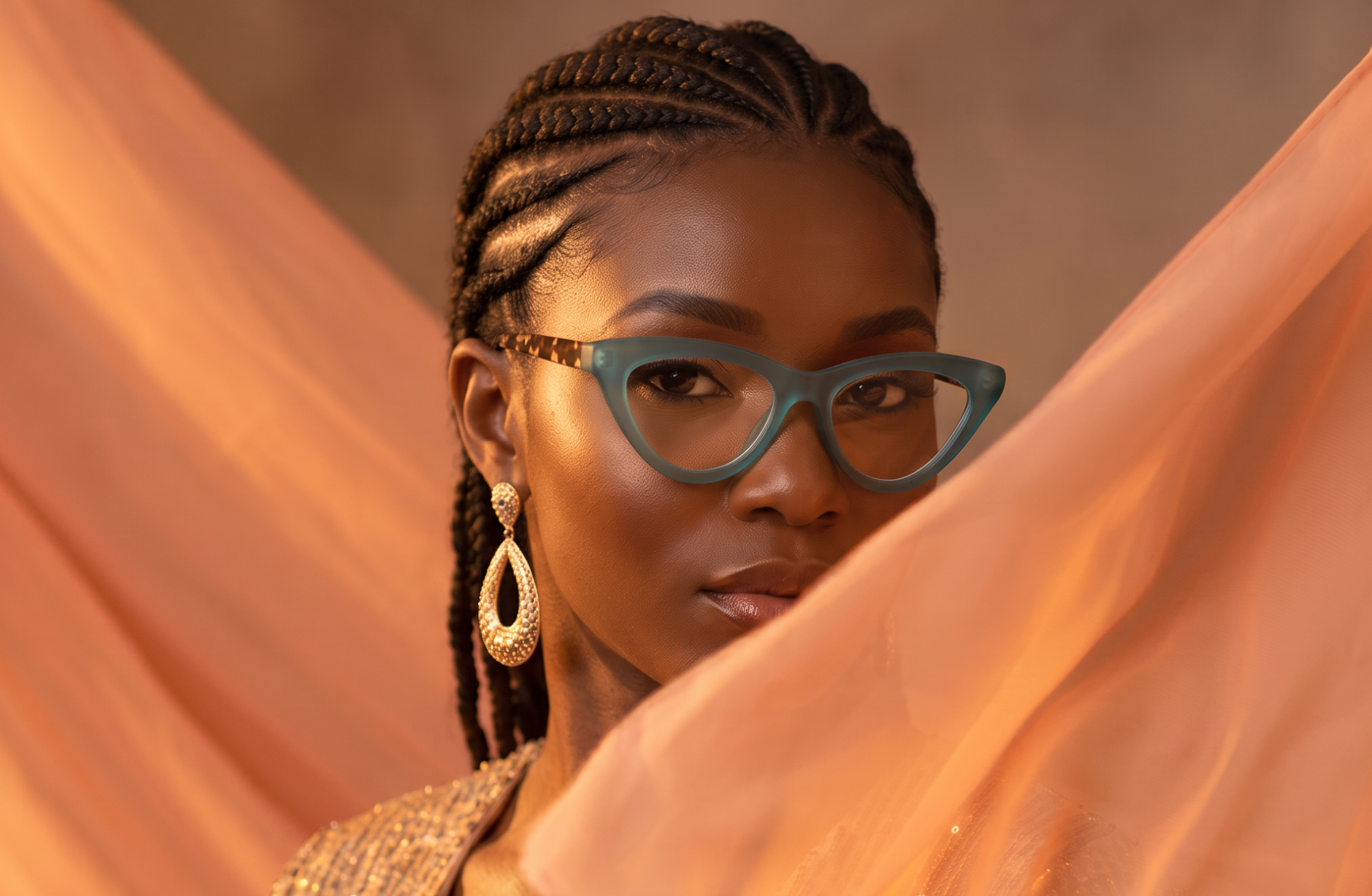Aqua & Turquoise Reading Glasses