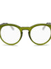 green reading glasses