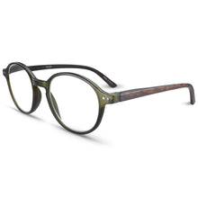 green round reading glasses
