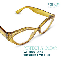 reading glasses women green