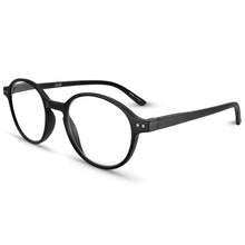 retro black round reading glasses 