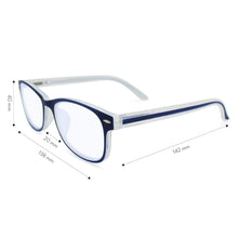 navy blue reading glasses