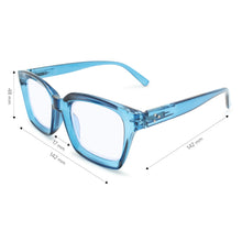 Oversized Square Blue Light Women's Reading Glasses | R-877P