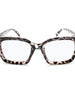 Oversized Square Blue Light Women's Reading Glasses | R-877P
