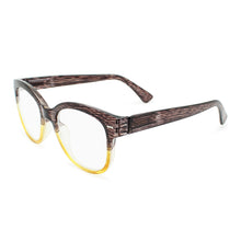 Two Tone Retro Square Oversized Reading Glasses | R-893