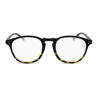 Retro Round Reaading Glasses for Men and Women l Fully Magnified Lenses R-574
