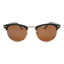 Classic Half Frame Polarized Semi-Rimmed Sunglasses | N-8721P - 2SeeLife