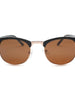 Classic Half Frame Polarized Semi-Rimmed Sunglasses | N-8721P - 2SeeLife