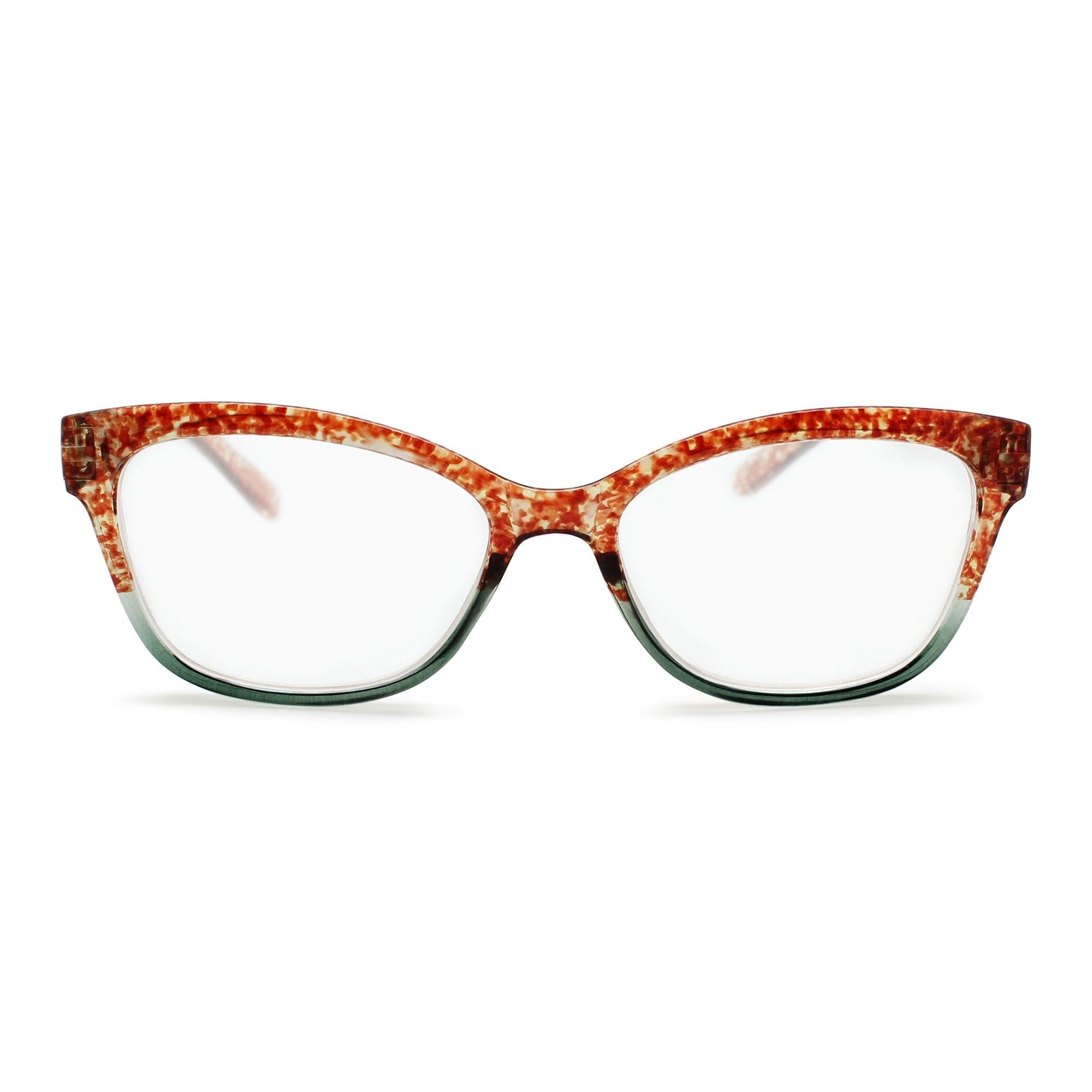 Vintage Dual Colored Tortoiseshell Cat Eye Readers for Women  display picture 1