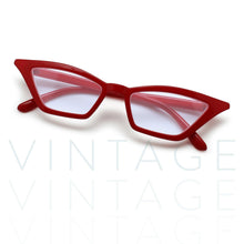 red cat eye reading glasses 