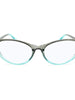 turquoise cat eye reading glasses