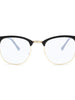 Gold Wire Rim Blue Light Reading Glasses R-827P - 2SeeLife