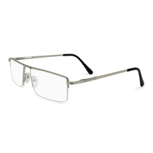 Semi Rimless Men's Reading Glasses | Fully Magnified Lenses R-504 - 2SeeLife