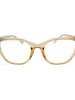 Clear cat eye reading glasses