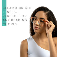 Two tone cat eye reading glasses R-879P - 2SeeLife